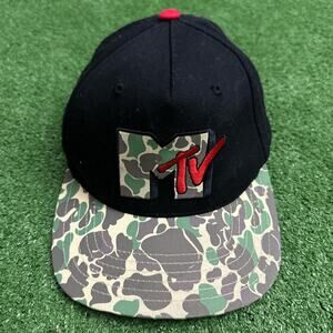 Vintage MTV Camo Snapback Hat